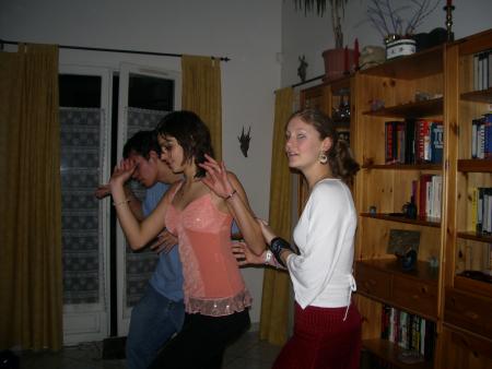 Tibo au fond, Victoria et Anna ^^ HARDCORE !!!