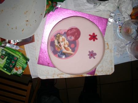 le gâteau souvenir...ça a plu en plus !!!!