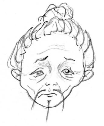 le vieux triste
