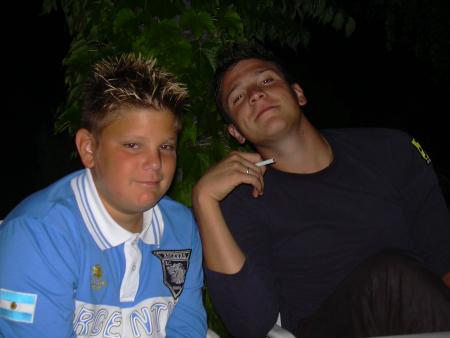 Diego a gauche et Fabio a droite